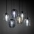 ELIO MIX Lampa wisząca 6 5974 TK Lighting Czarny Transparentny, Topaz, Grafitowy