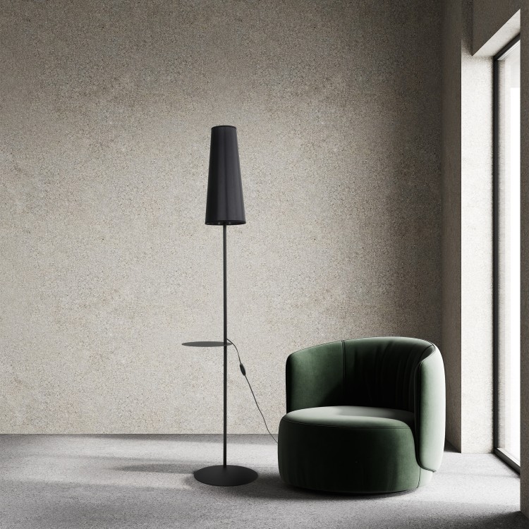 ZING Lampa podłogowa 1 5959 TK Lighting Czarny Czarny