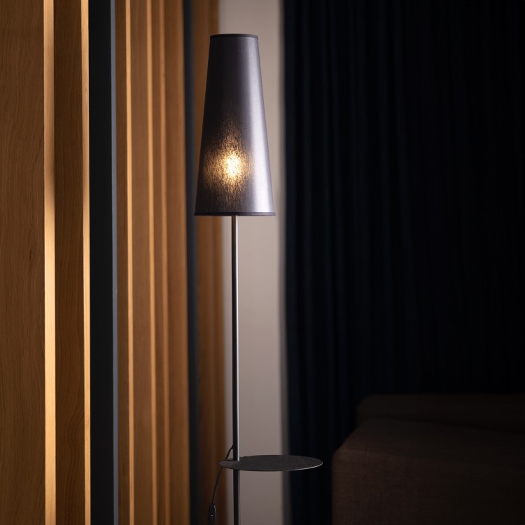 ZING Lampa podłogowa 1 5959 TK Lighting Czarny Czarny