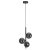 ESTERA BLACK Lampa wisząca 3 5767 TK Lighting Czarny Grafitowy