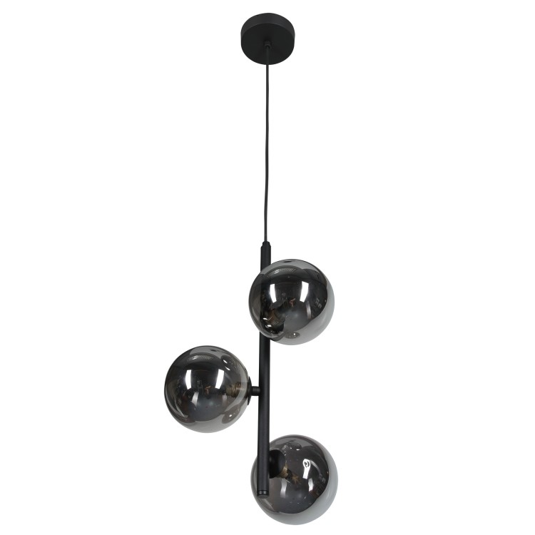 ESTERA BLACK Lampa wisząca 3 5767 TK Lighting Czarny Grafitowy