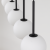 MARTIN BLACK WHITE Lampa wisząca 6 4504 TK Lighting Czarny Biały