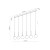 MARTIN BLACK WHITE Lampa wisząca 6 4504 TK Lighting Czarny Biały