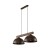 OSLO BROWN Lampa wisząca 2 4507 TK Lighting Brązowy, Orzech Brązowy