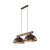 OSLO BROWN Lampa wisząca 2 4507 TK Lighting Brązowy, Orzech Brązowy