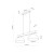 OSLO BROWN Lampa wisząca 2 4507 TK Lighting Brązowy, Orzech Brązowy