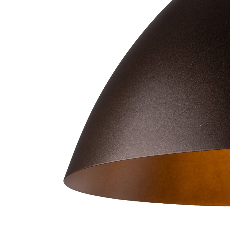 FARO BROWN Lampa wisząca 1 500 4509 TK Lighting Brązowy Brązowy