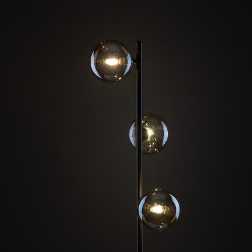ESTERA BROWN Lampa podłogowa 3 6189 TK Lighting Brązowy Bursztynowy