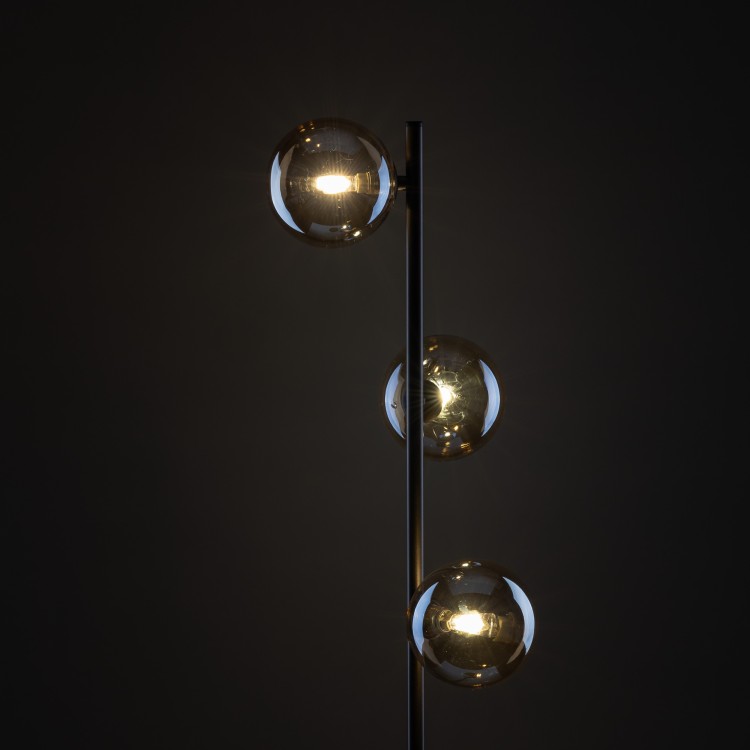 ESTERA BROWN Lampa podłogowa 3 6189 TK Lighting Brązowy Bursztynowy