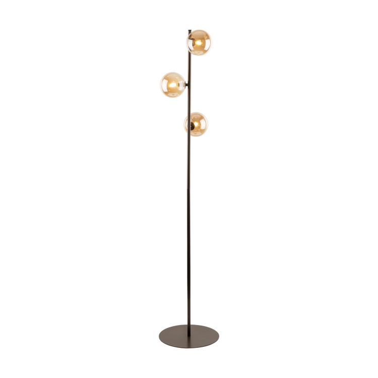 ESTERA BROWN Lampa podłogowa 3 6189 TK Lighting Brązowy Bursztynowy