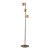 ESTERA BROWN Lampa podłogowa 3 6189 TK Lighting Brązowy Bursztynowy