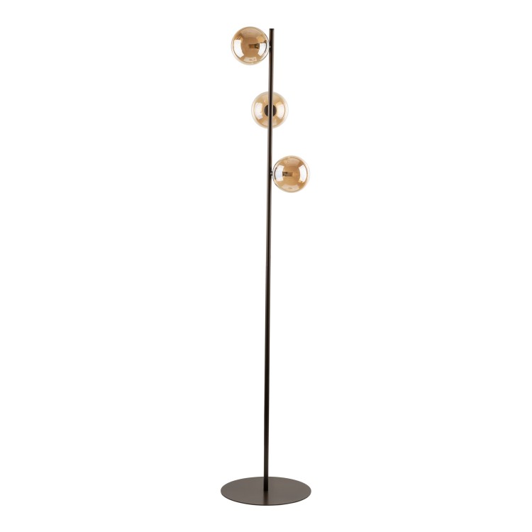 ESTERA BROWN Lampa podłogowa 3 6189 TK Lighting Brązowy Bursztynowy
