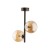 ESTERA BROWN Lampa sufitowa 2 4528 TK Lighting Brązowy Bursztynowy