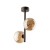 ESTERA BROWN Lampa sufitowa 2 4528 TK Lighting Brązowy Bursztynowy