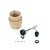 CALISTO JUTA Kinkiet 1 5400 TK Lighting Czarny Juta