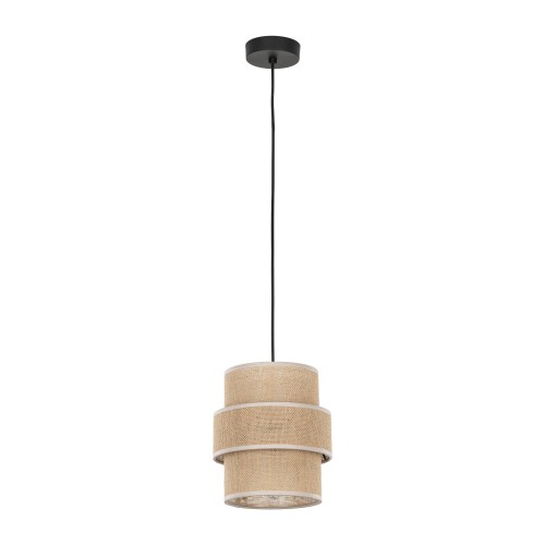 CALISTO JUTA Lampa wisząca 1 200 5401 TK Lighting Czarny Juta