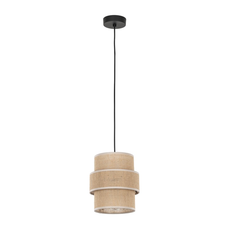 CALISTO JUTA Lampa wisząca 1 200 5401 TK Lighting Czarny Juta