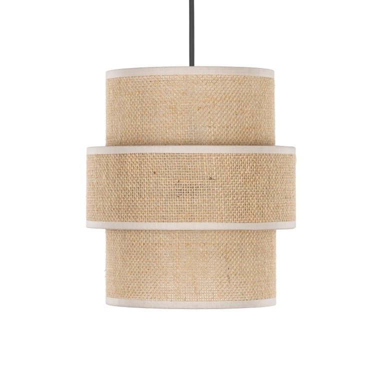 CALISTO JUTA Lampa wisząca 1 200 5401 TK Lighting Czarny Juta