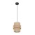 CALISTO JUTA Lampa wisząca 1 200 5401 TK Lighting Czarny Juta