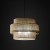 CALISTO JUTA Lampa wisząca 3 500 5402 TK Lighting Czarny Juta