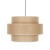 CALISTO JUTA Lampa wisząca 3 500 5402 TK Lighting Czarny Juta