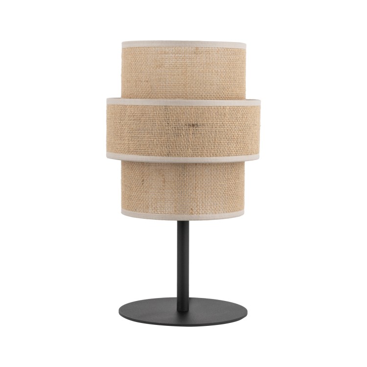 CALISTO JUTA Lampka nocna 1 5404 TK Lighting Czarny Juta