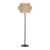 CALISTO JUTA Lampa podłogowa 1 5405 TK Lighting Czarny Juta