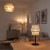 CALISTO JUTA Lampa podłogowa 1 5405 TK Lighting Czarny Juta