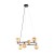 ANABELLE BROWN Lampa wisząca 6 6571 TK Lighting Brązowy Bursztynowy