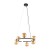 ANABELLE BROWN Lampa wisząca 6 6571 TK Lighting Brązowy Bursztynowy