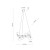 ANABELLE BROWN Lampa wisząca 6 6571 TK Lighting Brązowy Bursztynowy
