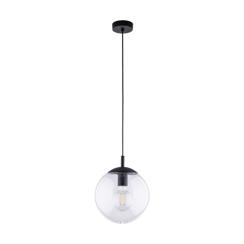 ESME TRANSPARENT Lampa wisząca 1 250 3266 TK Lighting Czarny Transparentny