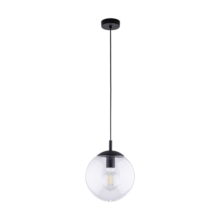ESME TRANSPARENT Lampa wisząca 1 250 3266 TK Lighting Czarny Transparentny