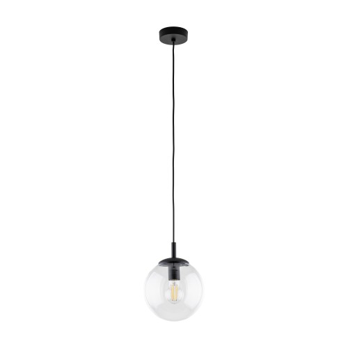 ESME TRANSPARENT Lampa wisząca 1 300 3267 TK Lighting Czarny Transparentny