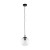 ESME TRANSPARENT Lampa wisząca 1 300 3267 TK Lighting Czarny Transparentny
