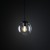 ESME TRANSPARENT Lampa wisząca 1 300 3267 TK Lighting Czarny Transparentny
