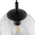 ESME TRANSPARENT Lampa wisząca 1 300 3267 TK Lighting Czarny Transparentny