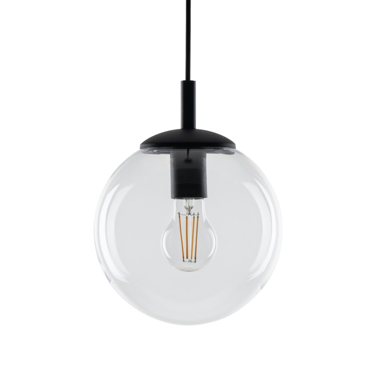 ESME TRANSPARENT Lampa wisząca 1 300 3267 TK Lighting Czarny Transparentny