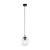 ESME TRANSPARENT Lampa wisząca 1 300 3267 TK Lighting Czarny Transparentny