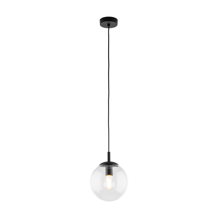 ESME TRANSPARENT Lampa wisząca 1 300 3267 TK Lighting Czarny Transparentny