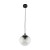ESME TRANSPARENT Lampa wisząca 1 300 3267 TK Lighting Czarny Transparentny