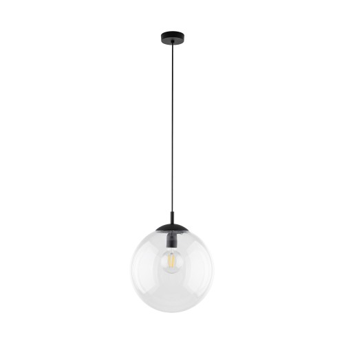 ESME TRANSPARENT Lampa wisząca 1 350 3268 TK Lighting Czarny Transparentny