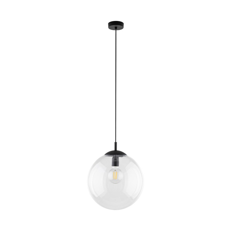 ESME TRANSPARENT Lampa wisząca 1 350 3268 TK Lighting Czarny Transparentny