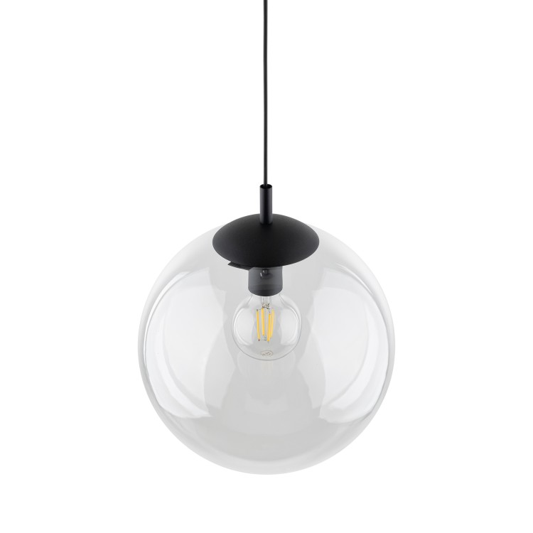ESME TRANSPARENT Lampa wisząca 1 350 3268 TK Lighting Czarny Transparentny