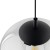 ESME TRANSPARENT Lampa wisząca 1 350 3268 TK Lighting Czarny Transparentny