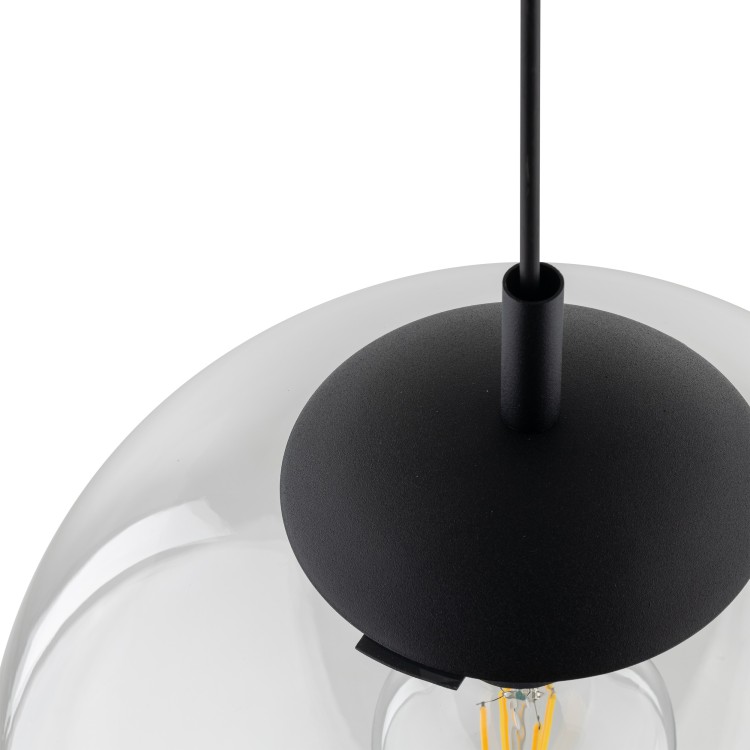 ESME TRANSPARENT Lampa wisząca 1 350 3268 TK Lighting Czarny Transparentny