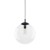 ESME TRANSPARENT Lampa wisząca 1 350 3268 TK Lighting Czarny Transparentny