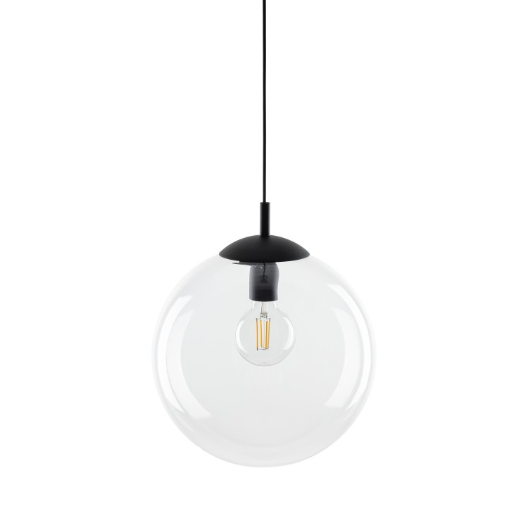 ESME TRANSPARENT Lampa wisząca 1 350 3268 TK Lighting Czarny Transparentny
