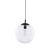 ESME TRANSPARENT Lampa wisząca 1 350 3268 TK Lighting Czarny Transparentny