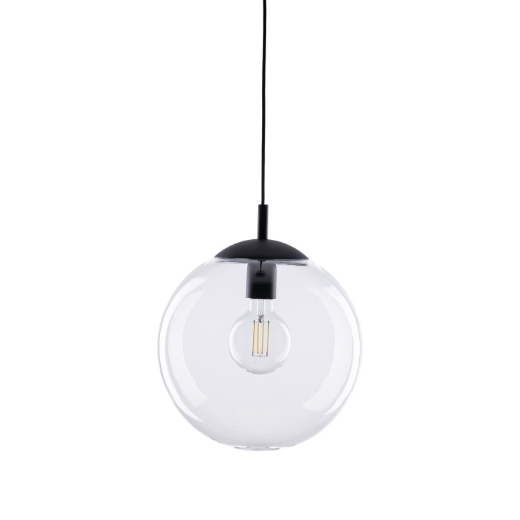 ESME TRANSPARENT Lampa wisząca 1 350 3268 TK Lighting Czarny Transparentny